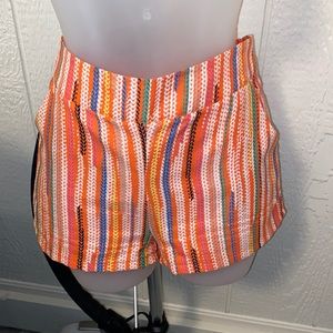 Multi color shorts with pockets